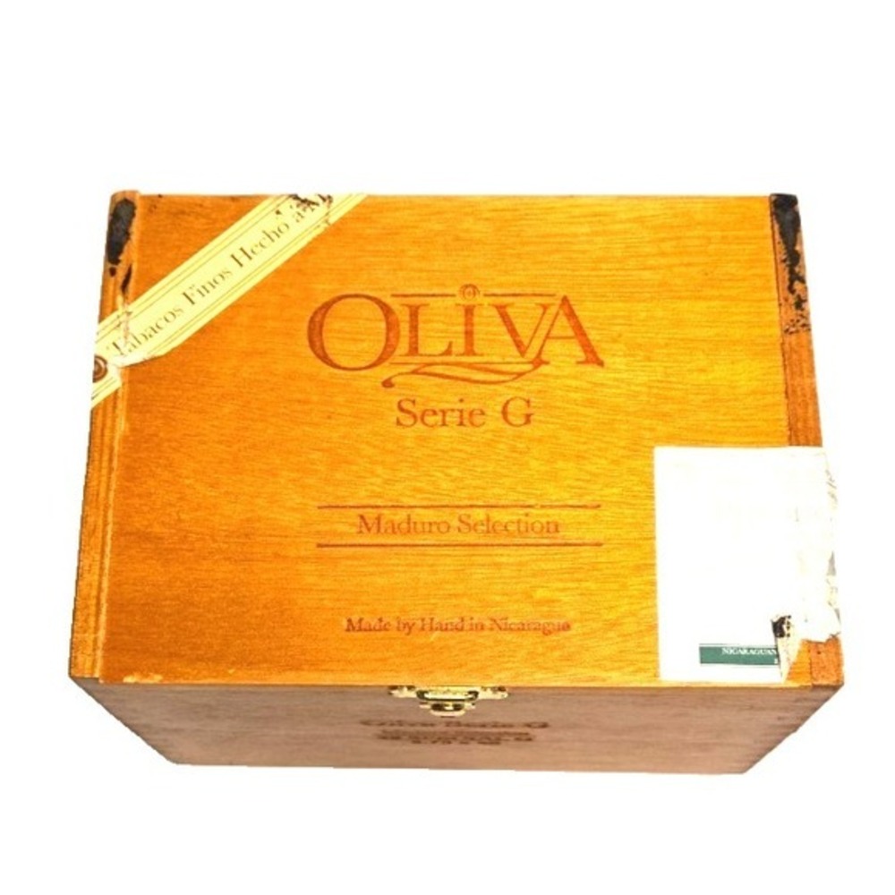 Oliva Serie G Maduro Selection Wooden Cigar Box Empty Nicaragua Collectible